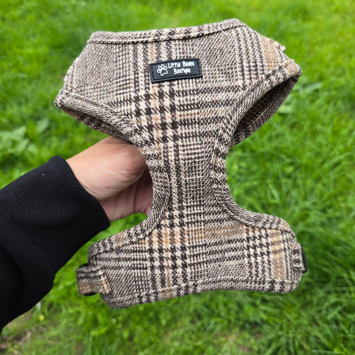 Brown Glen Check Harness