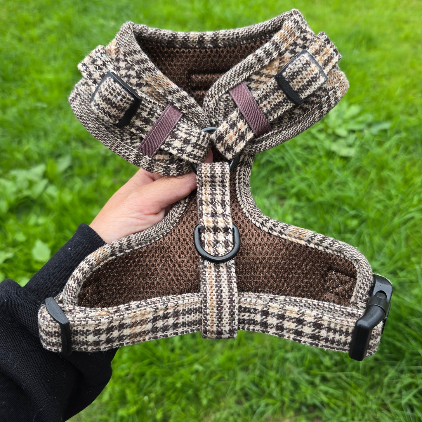 Brown Glen Check Harness