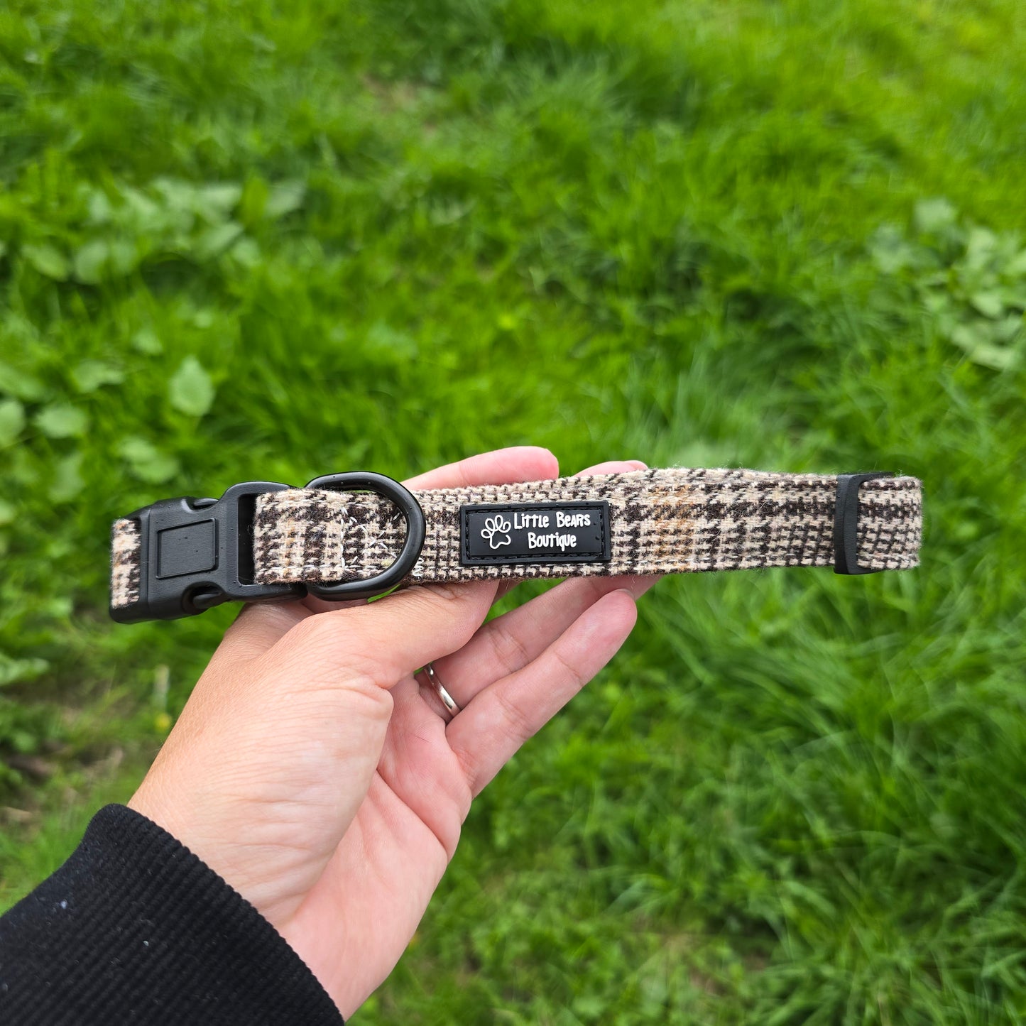 Brown Glen Check Collar
