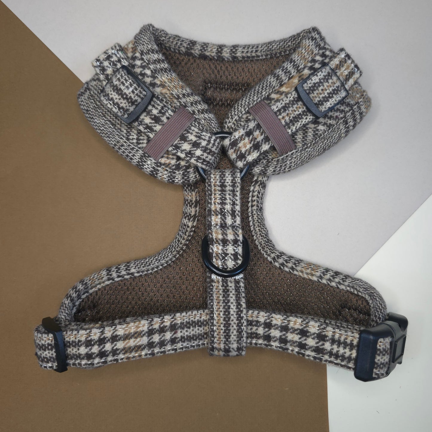 Brown Glen Check Harness