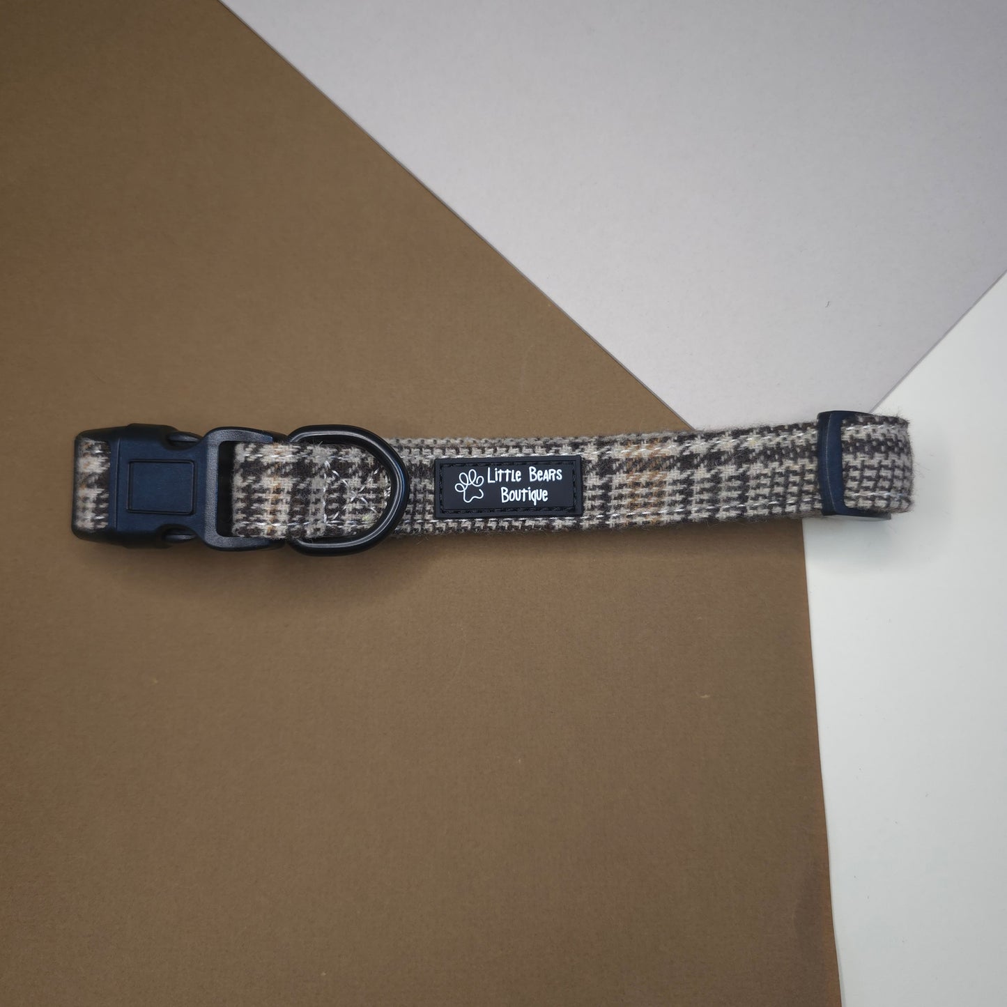 Brown Glen Check Collar