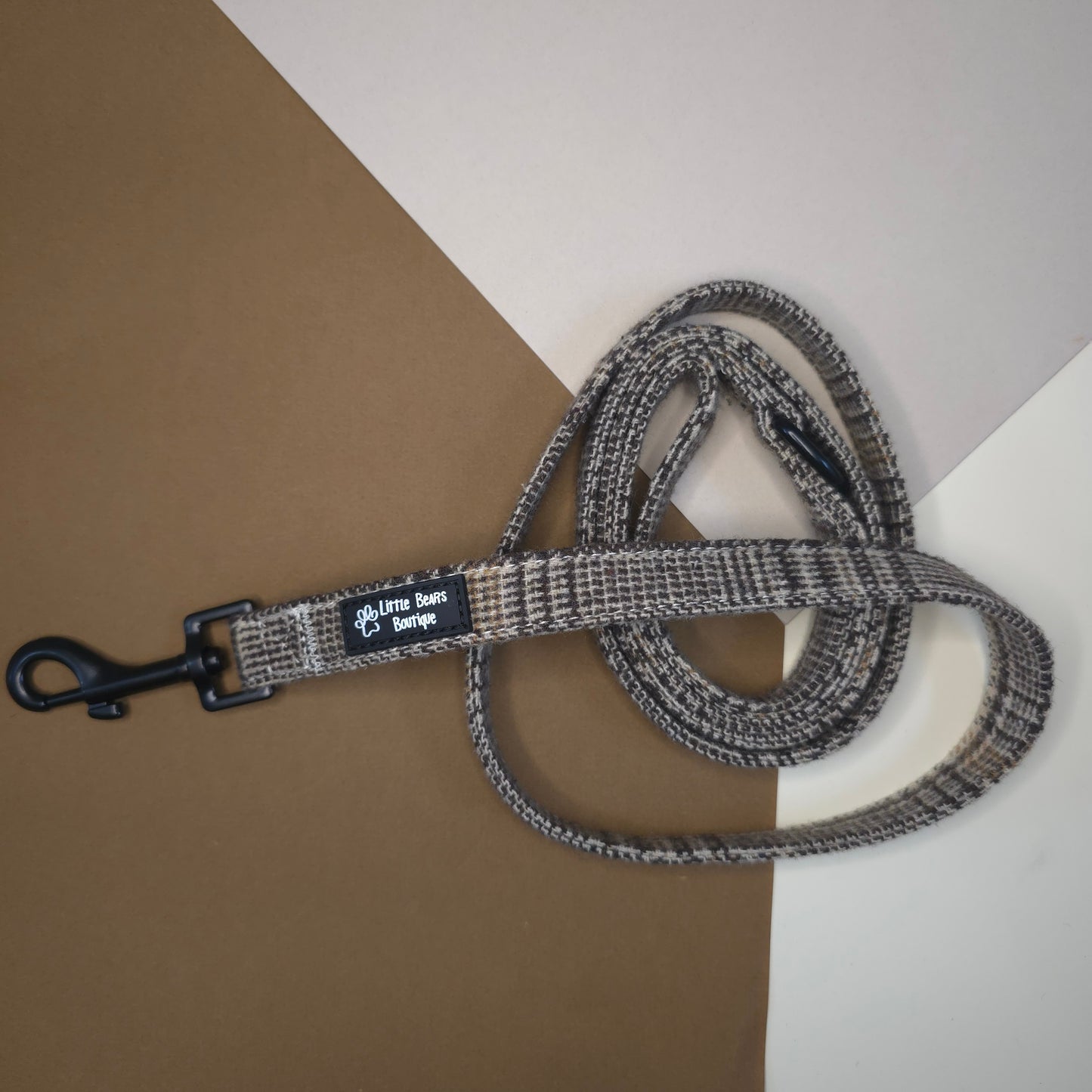 Brown Glen Check Lead