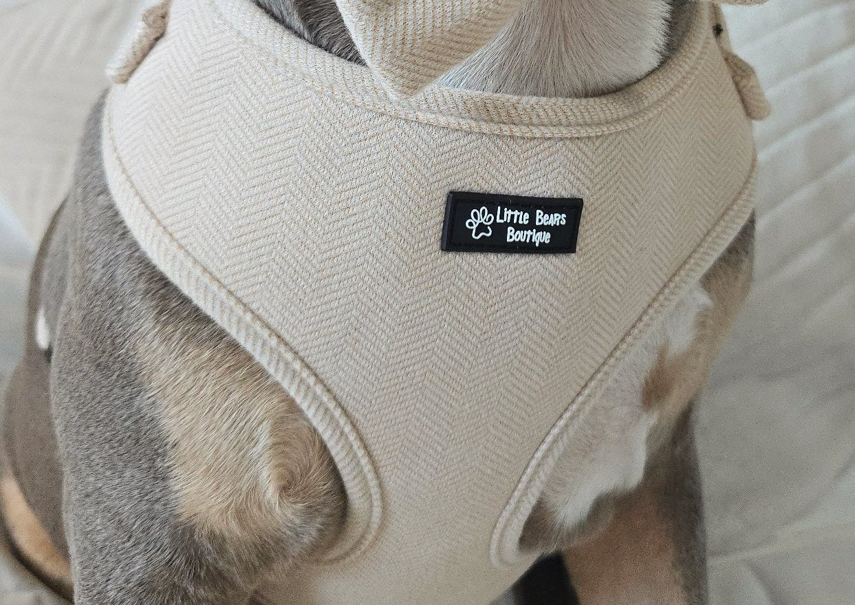 Beige Herringbone Tweed 3 piece Bundle