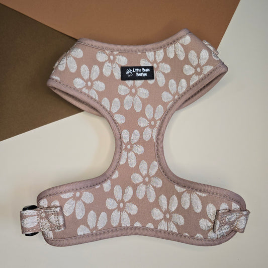 Neutral Floral Jacquard Harness