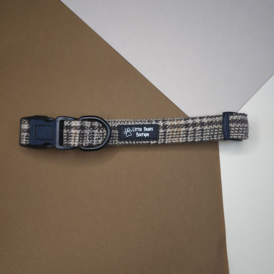 Brown Glen Check Collar
