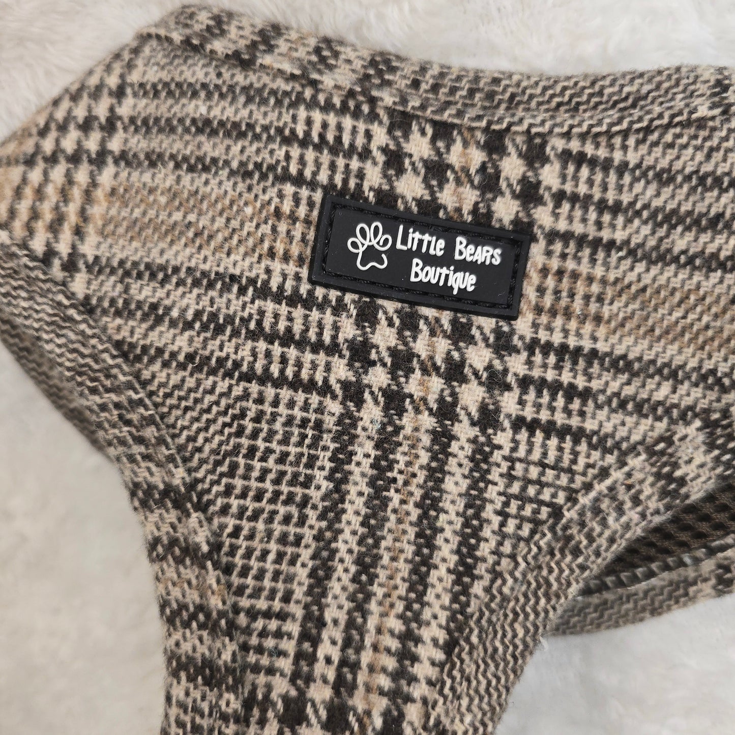Brown Glen Check Harness