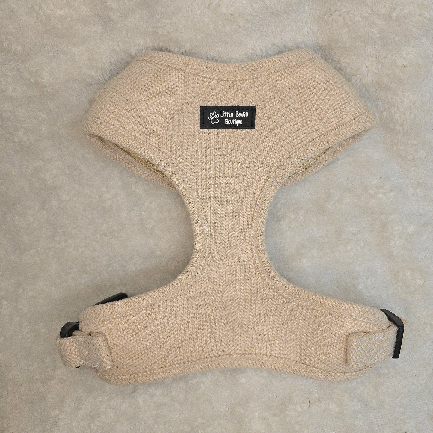 Beige Herringbone Tweed 3 piece Bundle