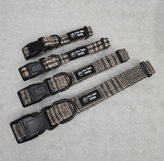 Brown Glen Check Collar