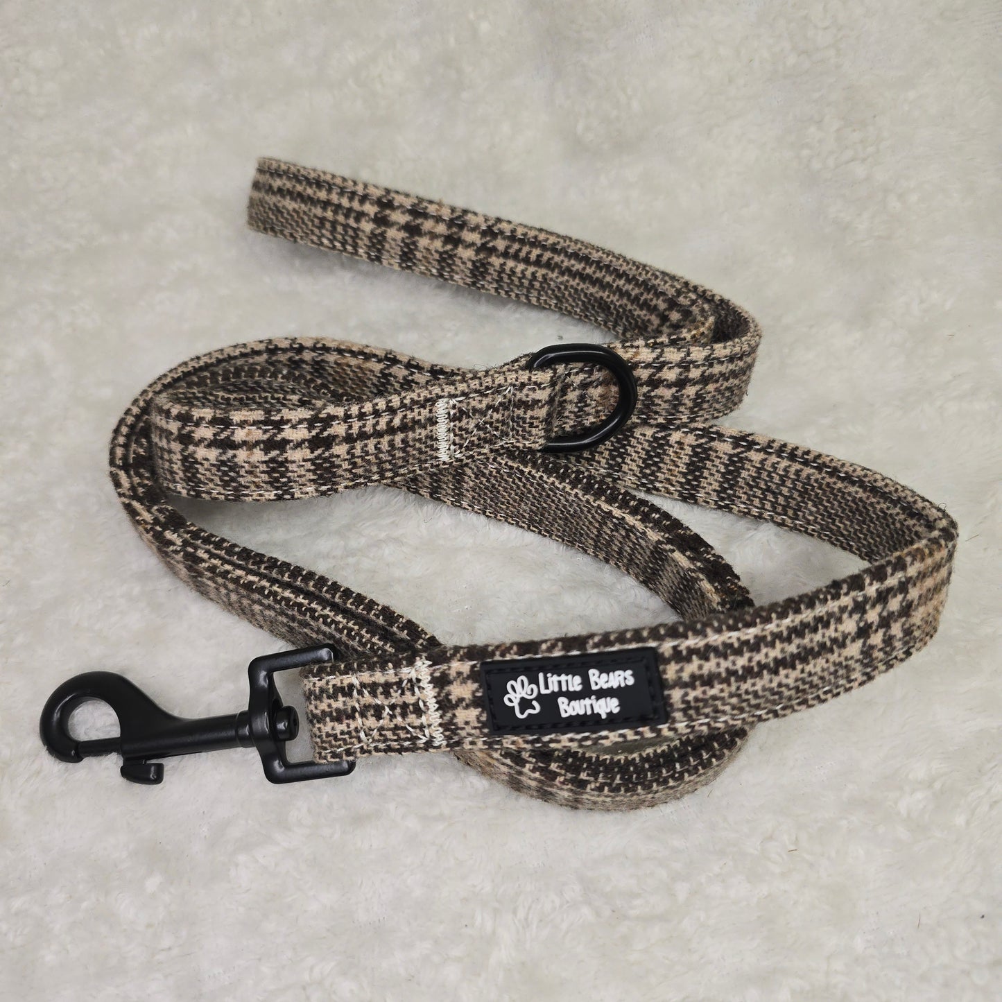 Brown Glen Check Lead