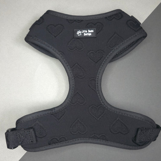 Black Heart Embroidery Harness