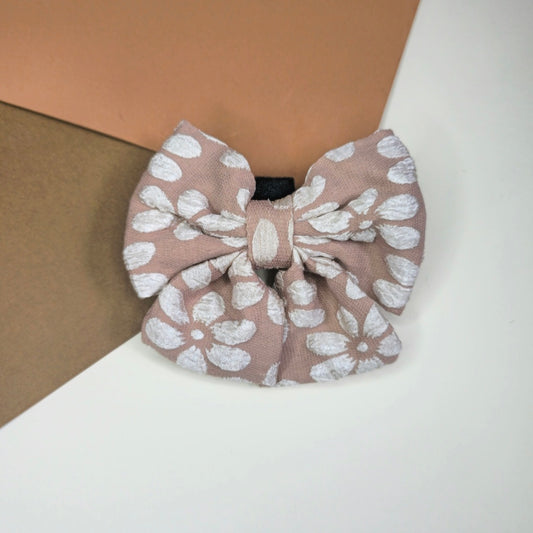 Floral Jacquard Sailor Bow Tie